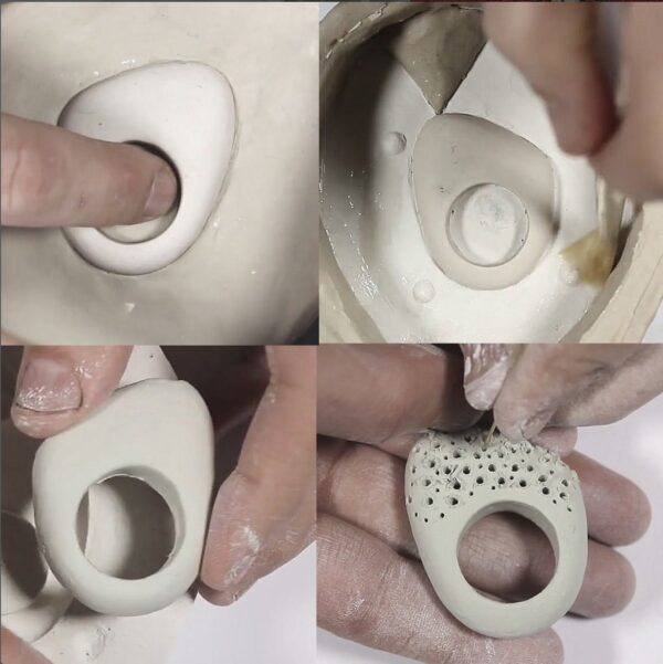 26-27-28 septembre 2026  MASTERCLASS Bijoux en porcelaine : création, moules en plâtre & assemblages sans soudures avec LUCA TRIPALDI